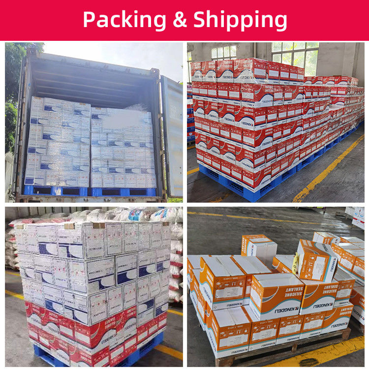 HY-2000 Penggunaan Umum Sealant Silikon Netral OEM Silicone Cure Glass Sealant RTV Lem Tahan Cuaca