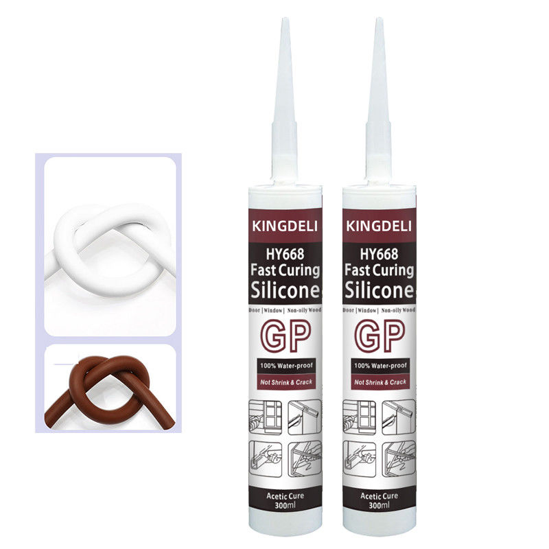 Aquarium Glass Silicone Sealant, Lem Silikon Tahan Air Bening Dengan Warna Abu-abu Hitam