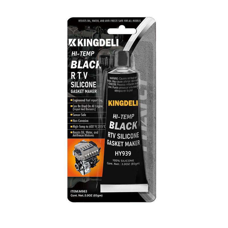 Pembuat Gasket Silicone Sealant Fleksibel Tahan Lama Dengan Warna Abu-abu Hitam Bening