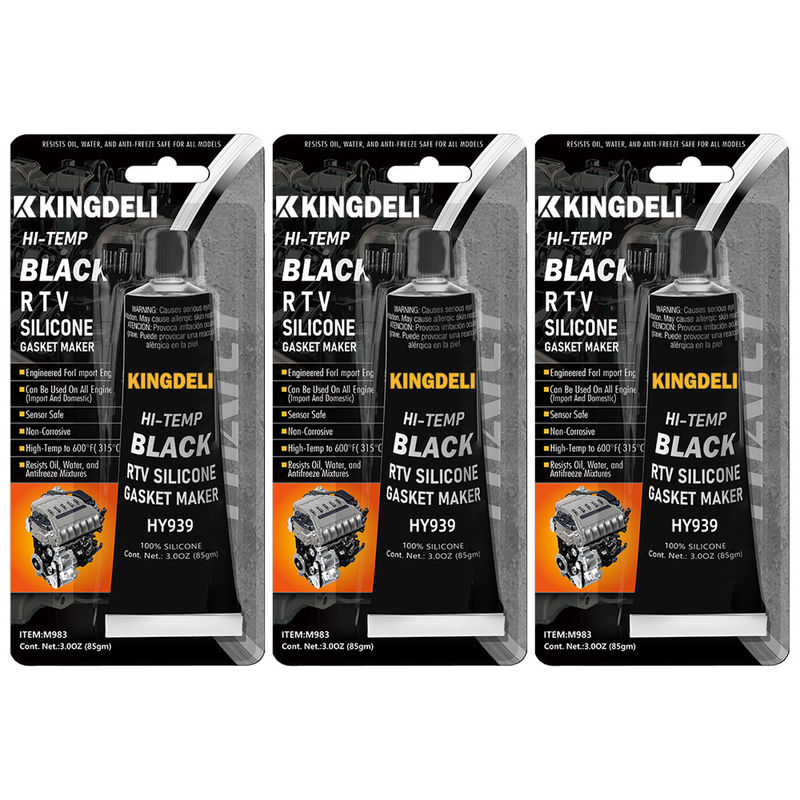 Netral Rtv High Temp Silicone Adhesive Warna Hitam Untuk Pompa Otomatis