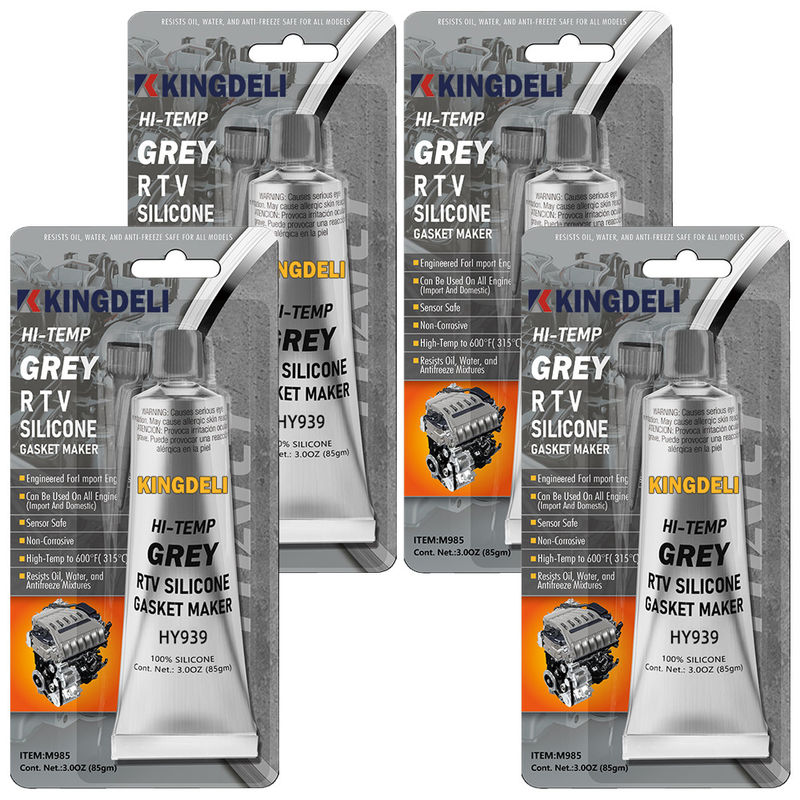 Suhu Tinggi Otomotif RTV Silicone Gasket Maker Warna Abu-abu OEM