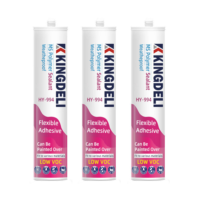 MS Polymer Adhesive Sealant Tahan Cuaca Warna Putih Bau Rendah