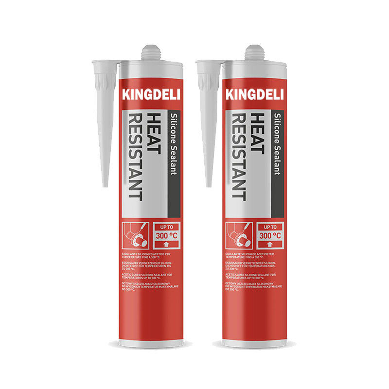 Acetic Cure Silicone Sealant Tahan Panas Warna Hitam Dengan Tabung 280Ml