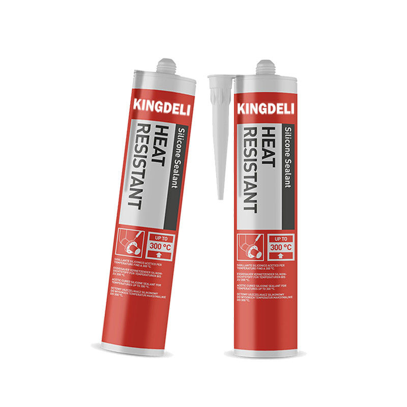 Weatherproofing Tahan Panas Silicone Sealant Dempul Warna Bening Untuk Pompa Mobil