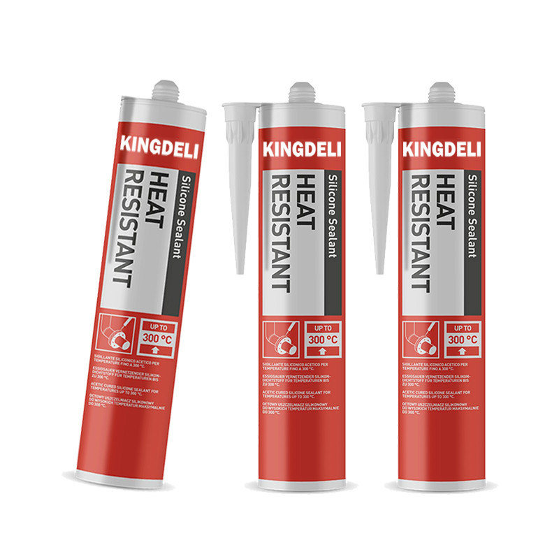 Tidak Berbau Satu Komponen Silikon Sealant Tahan Cuaca Warna Abu-abu