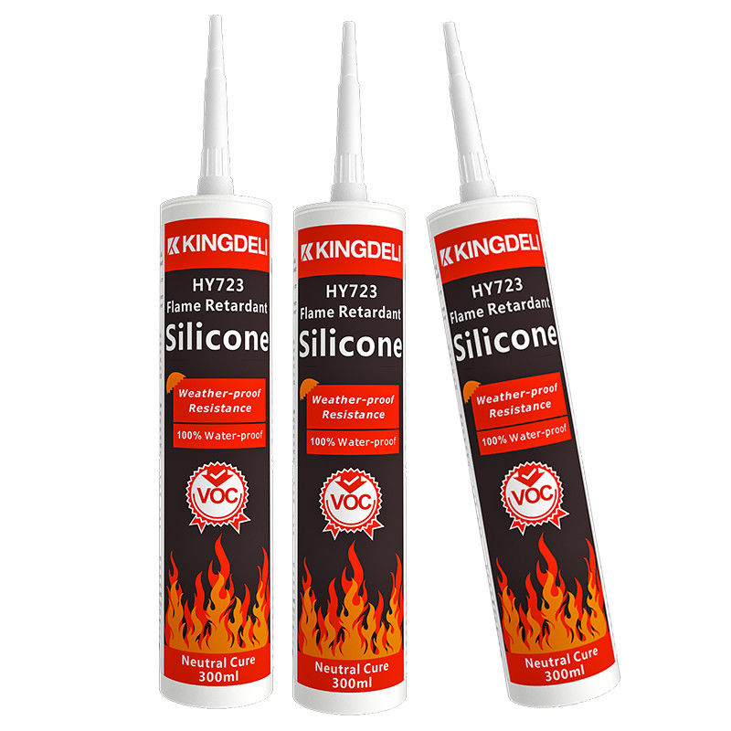 Ketahanan Cuaca GP Caulking Neutral Silicone Sealant 300ml Warna putih