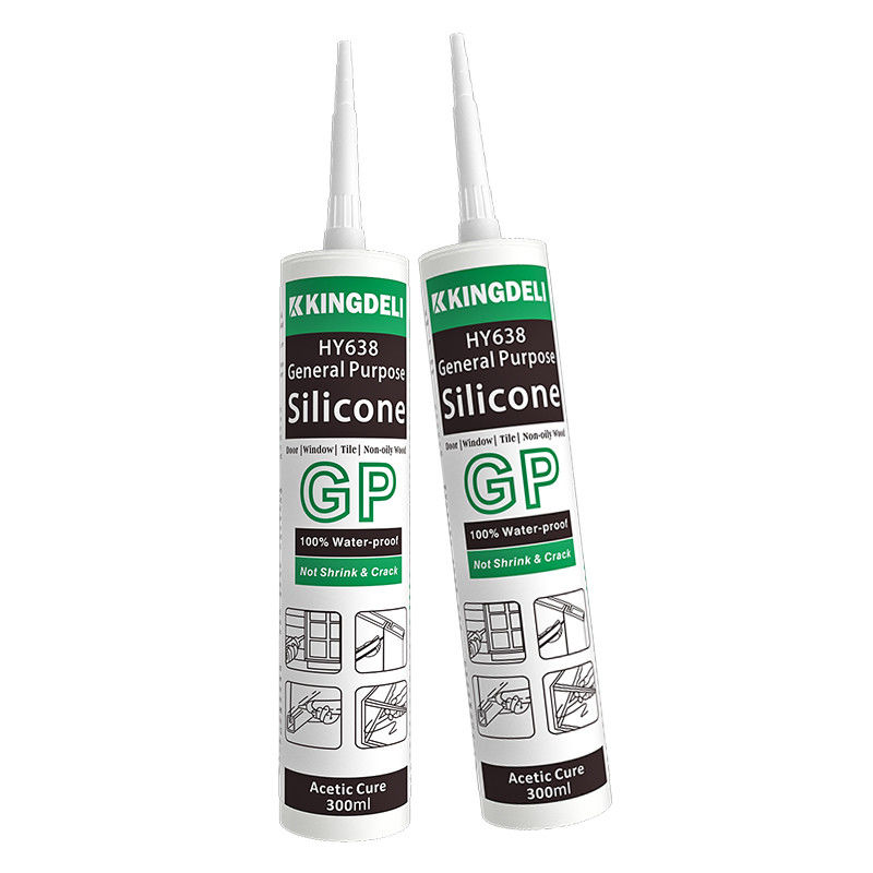 280ml Asetik Silicone Sealant GP RTV Glass Glue Waterproof Construction Sealant Untuk Batu